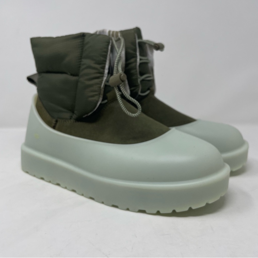 New UGG Classic Maxi Toggle Winter Boots Women Size 11 Green Suede 1130670